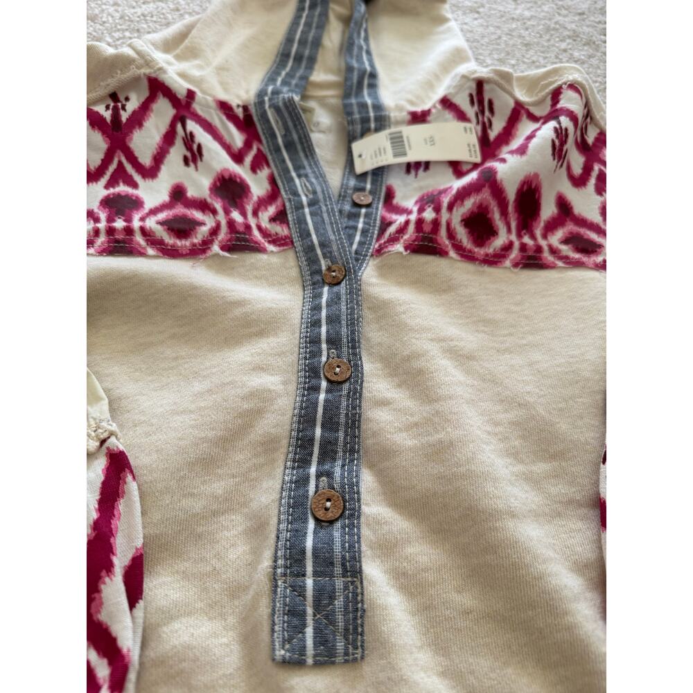 Pilcro crafted button front pullover - Picture 6 of 6